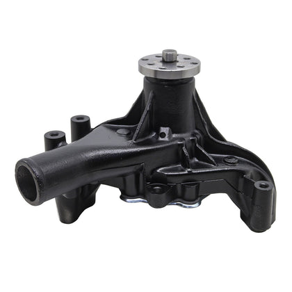 FOR 1969-1984 CHEVY SMALL BLOCK SBC HIGH VOLUME LONG WATER PUMP BLACK ALUMINUM