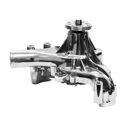 FOR 1969-84 CHEVY SMALL BLOCK ALUMINUM HIGH VOLUME LONG WATER PUMP LWP POLISHED