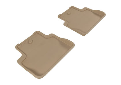 All Weather For 2009-2014 Acura TL Floor Mat Set Tan Rear Kagu