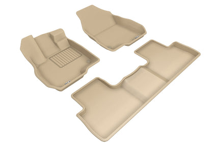 All Weather For 2020-2020 Acura RDX Floor Mat Set Tan Kagu