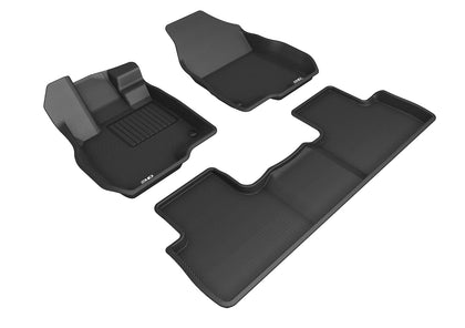 All Weather For 2020-2020 Acura RDX Floor Mat Set Black Kagu