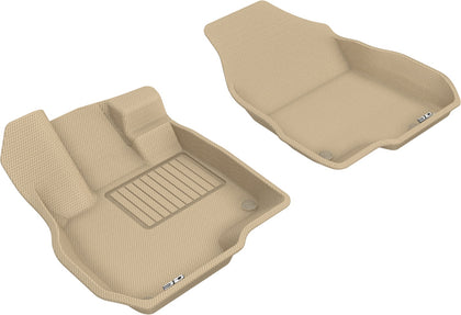 All Weather For 2019-2020 Acura RDX Floor Mat Set Tan Front Kagu