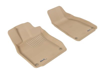 All Weather For 2006-2011 Audi A6 S6 Floor Mat Set Tan Front Kagu