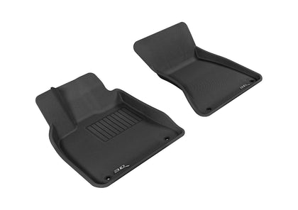 For 2009-2017 Audi Q5 Kagu Black All Weather Front Floor Mat Set