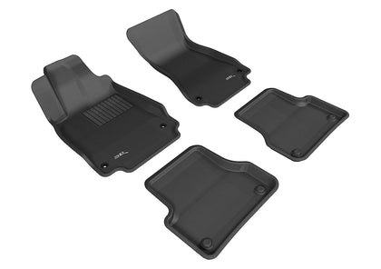 All Weather Floor Mat Set For AUDI A7 2012-2018 KAGU BLACK R1 R2