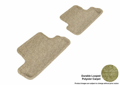 For 08-15 Audi TT TT Quattro Classic Tan All Weather Floor Mat Set