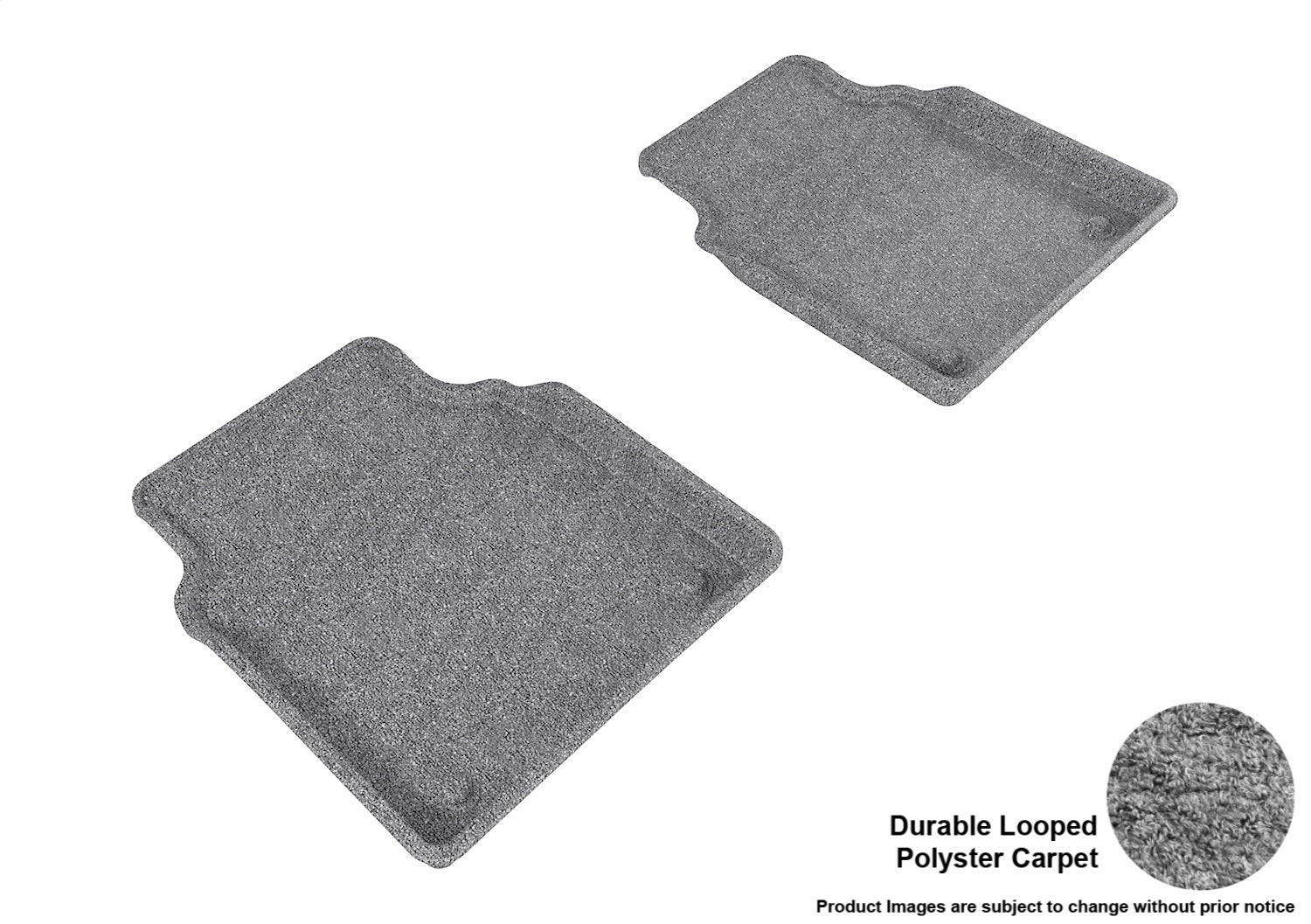 All Weather CLASSIC Floor Mat For 2011-2018 Audi A8 Quattro Gray Rear Classic