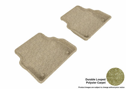 For 11-17 Audi A8 Quattro Classic Tan All Weather Floor Mat Set