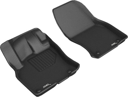 All Weather KAGU Floor Mat For 2019-2021 Audi Q3 Black Front Kagu