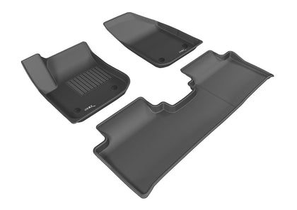 All Weather Floor Mat Set For BUICK ENVISION 2016-2020 KAGU BLACK R1 R2