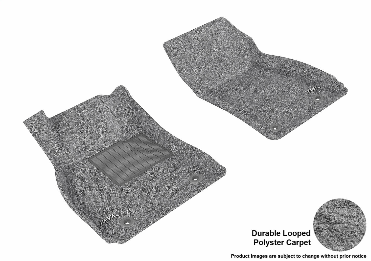 For 2011-2017 Buick Regal R1 Classic Carpet Gray All Weather Floor Mat
