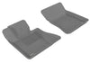 All Weather For 2004-2010 BMW X3 Floor Mat Set Gray Front Kagu