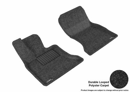 For 2010-2016 BMW 535i GT 550i GT Classic Black All Weather Floor Mat Set