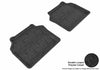 For 2010-2013 BMW 550i GT xDrive Gray Carpet Rear All Weather Floor Mat Set