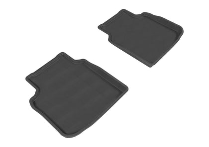 All Weather For 2013-2013 BMW 750Li 760Li Floor Mat Set Black Rear Kagu