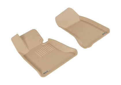 For 2004-2010 BMW 5-Series Floor Mat Set Tan Front Kagu