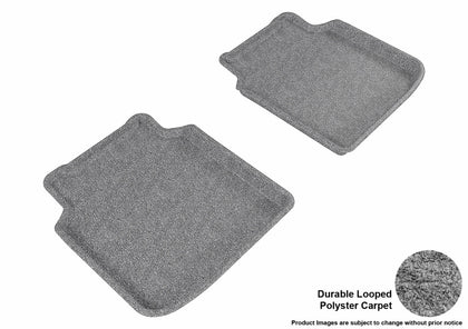 For 2009-2012 BMW 740Li 750Li 760Li Classic Gray All Weather Floor Mat Set