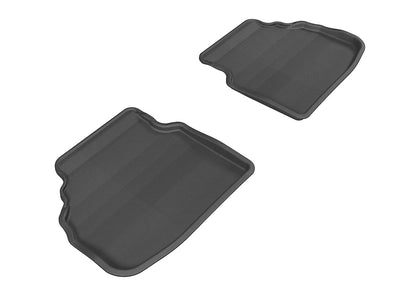 For 09-13 BMW 740i 750i Kagu Black All Weather Floor Mat Set