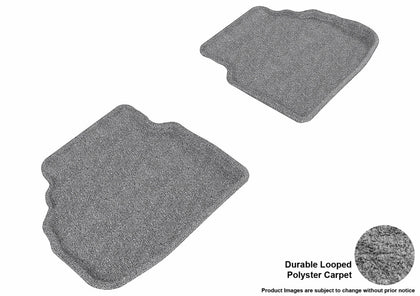 For 09-13 BMW 740i 750i Classic Gray All Weather Floor Mat Set