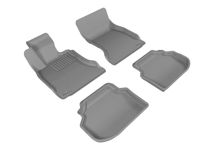 All Weather For 2011-2014 BMW 550i 535i 535d 528i Floor Mat Set Gray Kagu