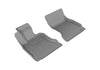 All Weather For 2011-2016 BMW 528i 550i 535i 535d Floor Mat Set Gray Front Kagu