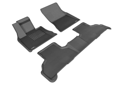 For 14-19 BMW X5 X6 Kagu Black All Weather Floor Mat Set