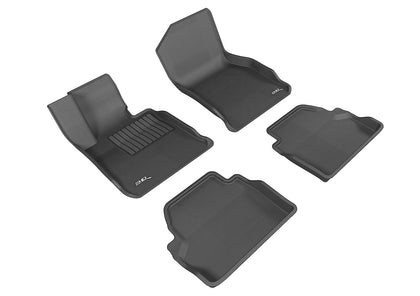 All Weather For 2014-2016 BMW 428i 435i Floor Mat Set Black Kagu