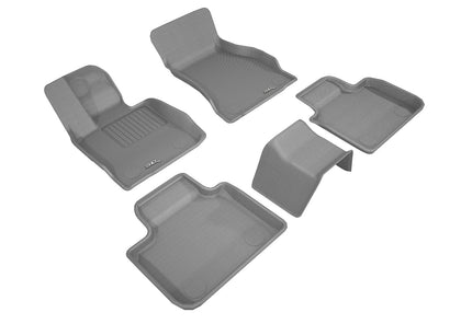 For 18-19 BMW 6 SERIES GT KAGU Carbon Pattern GRAY All Weather Floor Mat