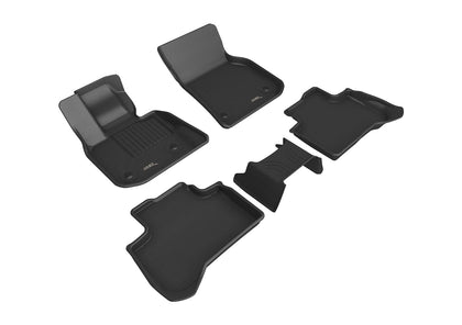 For 2018-2020 BMW X3 X4 Kagu Black All Weather Floor Mat Set