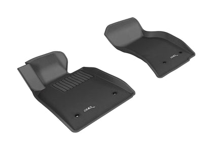 For 13-19 Cadillac ATS Kagu Black All Weather Floor Mat Set