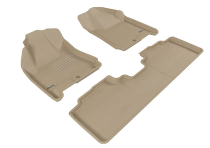 All Weather For 2010-2016 Cadillac SRX Floor Mat Set Tan Kagu