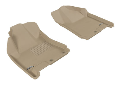 For 10-16 Cadillac SRX Kagu Tan All Weather Floor Mat Set