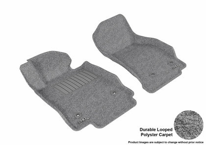 All Weather For 2014-2019 Cadillac CTS Floor Mat Set Gray Front Classic