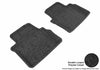 For 14-19 Cadillac CTS Classic Black All Weather Floor Mat Set