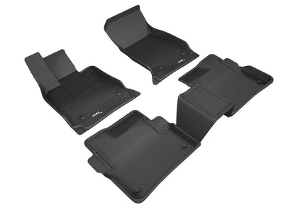 For 2016-2020 Cadillac CT6 Kagu Carbon Pattern Black All Weather Floor Mat Set