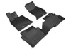 For 2016-2020 Cadillac CT6 Kagu Carbon Pattern Black All Weather Floor Mat Set