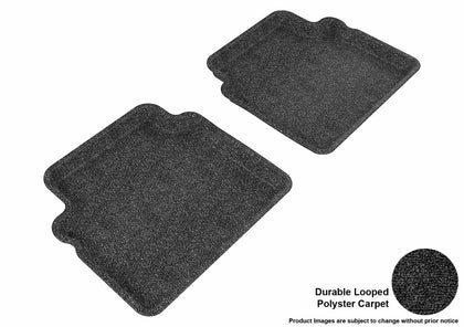 For 07-11 Chevrolet Aveo Aveo5 Classic Black All Weather Floor Mat Set