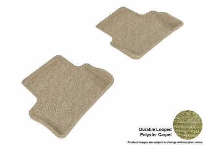 For 2005-2010 Chevrolet Cobalt Tan Carpet All Weather Floor Mat Set