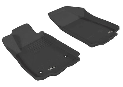 For 2012-2020 Chevrolet Sonic Kagu Black All Weather Front Floor Mat Set