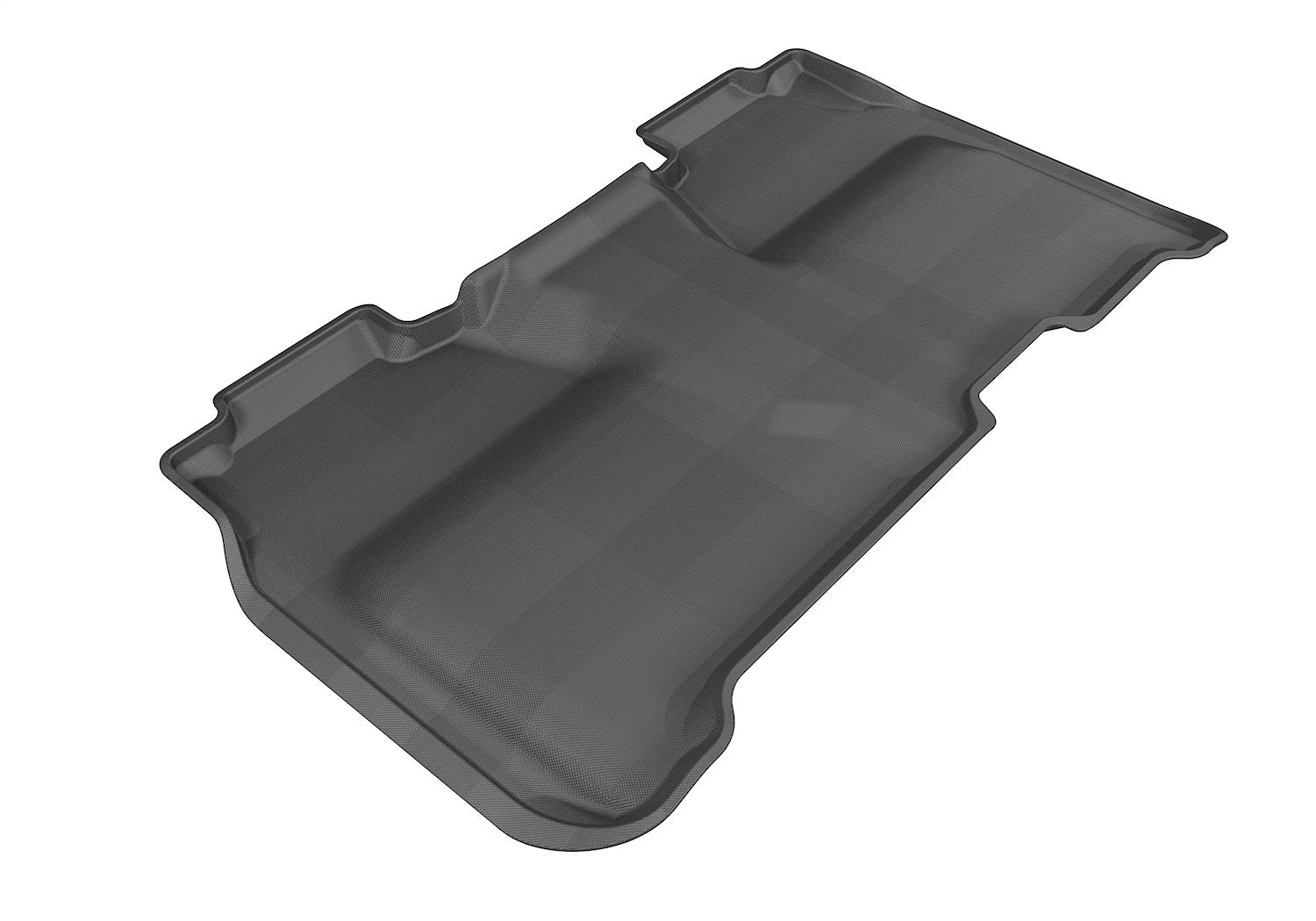 For 2014-2018 Chevrolet Gmc Silverado Carbon Pattern Black All Weather Floor Mat