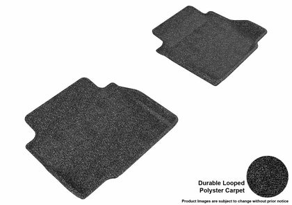 For 06-13 Chevrolet Impala Classic Black All Weather Floor Mat Set