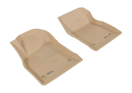 For 2011-2016 Chevrolet Cruze Kagu Tan All Weather Front Floor Mat Set