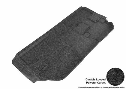 For 07-14 Chevrolet Suburban 1500 2500 Rear Black Classic All Weather Floor Mat