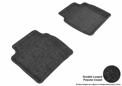 For 08-12 Chevrolet Malibu Classic Black All Weather Floor Mat Set