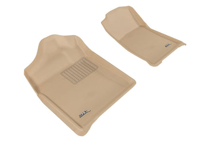 For 2007-2013 GMC Chevrolet Kagu Tan All Weather Floor Mat Set