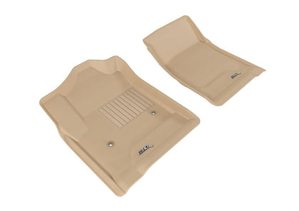 For 14-18 GMC Chevrolet Kagu Tan All Weather Floor Mat Set