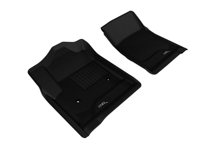 For 14-18 GMC Chevrolet Kagu Black All Weather Floor Mat Set