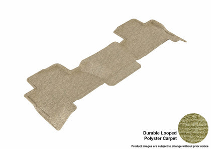 For 2015-2020 GMC Chevrolet Classic Tan All Weather 2nd Row Floor Mat