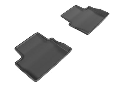 All Weather For 2013-2015 Chevrolet Malibu Floor Mat Set Black Rear Kagu