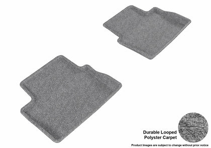 All Weather For 2013-2015 Chevrolet Malibu Floor Mat Set Gray Rear Classic